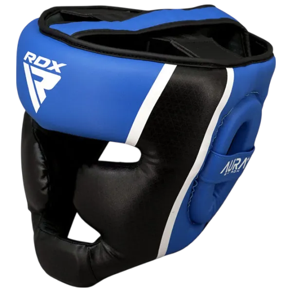 Cască de protecție pentru taekwondo RDX Aura Plus T-17 L / Spumă poliuretanică photo 3 Cască de protecție pentru taekwondo RDX Aura Plus T-17 L / Spumă poliuretanică photo 3