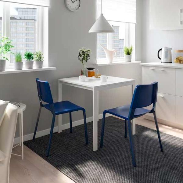 Scaun de bucătărie Ikea Teodores Plastic/ Blue Blue photo 5