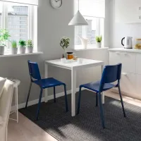 Scaun de bucătărie Ikea Teodores Plastic/ Blue Blue photo 5