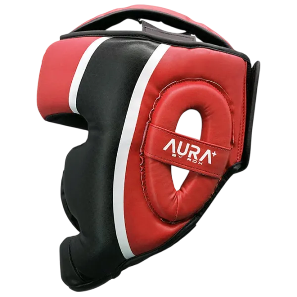 Cască de protecție pentru taekwondo RDX Aura Plus T-17 M / Spumă poliuretanică photo 4 Cască de protecție pentru taekwondo RDX Aura Plus T-17 M / Spumă poliuretanică photo 4