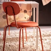 Scaun de bucătărie Ikea Ostano/Remmarn Poliester/ Brown Brown photo 4