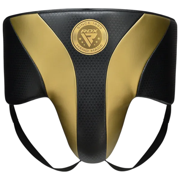 Защита паха RDX Mark Pro Training Tri Lira 1 Золото / Кожа / Взрослый photo 1 Защита паха RDX Mark Pro Training Tri Lira 1 Золото / Кожа / Взрослый photo 1