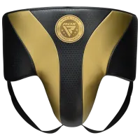 Защита паха RDX Mark Pro Training Tri Lira 1 Золото / Кожа / Взрослый