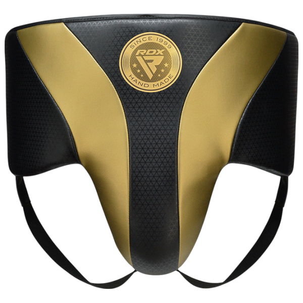 Защита паха RDX Mark Pro Training Tri Lira 1 Золото / Кожа / Взрослый photo 1 Защита паха RDX Mark Pro Training Tri Lira 1 Золото / Кожа / Взрослый photo 1