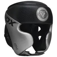 Cască de protecție pentru taekwondo RDX Mark Pro Training Tri Lira 1 S / Piele