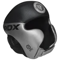 Защитный шлем для тхэквондо RDX Mark Pro Training Tri Lira 1 S / Кожа photo 2