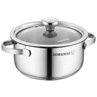 Cratiță Korkmaz MINIKA 0.75l Oțel inoxidabil / Inox