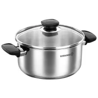 Кастрюля Korkmaz Kappa 4л Нержавеющая сталь / Нержавеющая сталь
