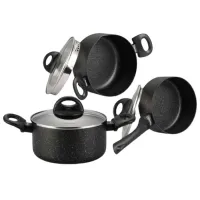 Set de cratițe Fissman Promo 2l Aluminiu / Black