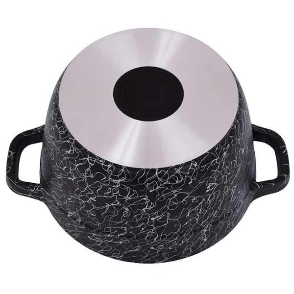 Cratiță Kukmara Grația 4.5l Aluminiu / Black photo 3 Cratiță Kukmara Grația 4.5l Aluminiu / Black photo 3