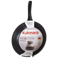 Сковорода Kukmara Marble Induction SMTI240A Универсальная / 24 см / Черный photo 7