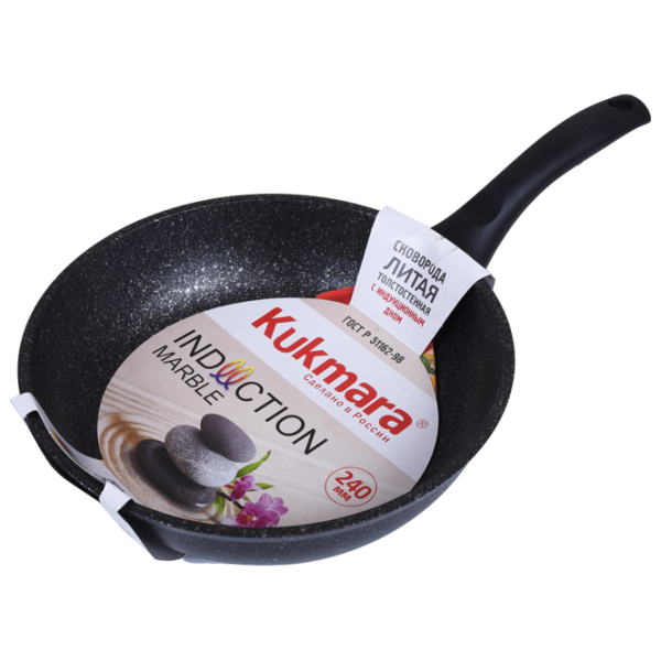 Tigaie Kukmara Marble Induction SMTI240A Universală / 24 cm / Black photo 8