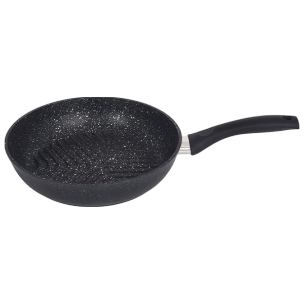 Tigaie Kukmara Marmura SGRMT260A Tigaie-grill / 26 cm / Black photo 1 Tigaie Kukmara Marmura SGRMT260A Tigaie-grill / 26 cm / Black photo 1