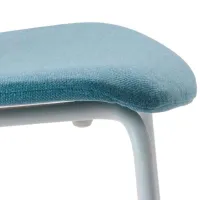 Scaun de bucătărie Ikea Karlpetter/Gunnared/Sefast Stofă/ Light Blue White photo 3