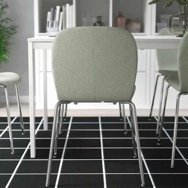 Кухонный стул Ikea Karlpetter/Gunnared/Sefast Ткань/ Light Green Нержавеющая сталь photo 5