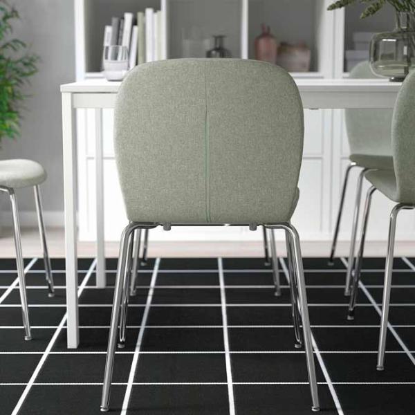 Кухонный стул Ikea Karlpetter/Gunnared/Sefast Ткань/ Light Green Нержавеющая сталь photo 5