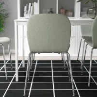 Scaun de bucătărie Ikea Karlpetter/Gunnared/Sefast Stofă/ Light Green Inox photo 5