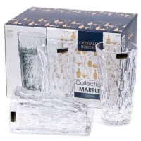 Set de pahare Bohemia Marble 0.375l / Cristal / Transparent photo 2