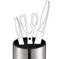 Suport de cuțite Fissman Steel Inox / De masă photo 2