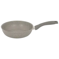 Сковорода Kukmara Marmura SMS227A Универсальная / 22 см / Серый