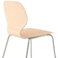 Scaun de bucătărie Ikea Sigtrygg/Sefast Lemn/ Beige Inox photo 3