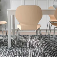 Scaun de bucătărie Ikea Sigtrygg/Sefast Lemn/ Beige Inox photo 6
