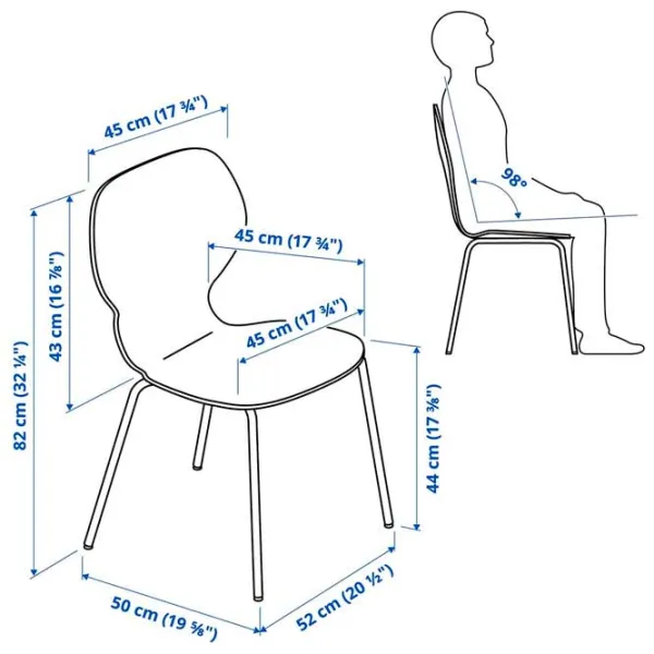 Кухонный стул Ikea Sigtrygg/Sefast Дерево/ Бежевый Нержавеющая сталь photo 8