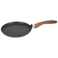 Сковорода Kukmara Granit Ultra Blue SBGG220A Для блинов / 22 см / Черный