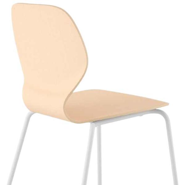 Scaun de bucătărie Ikea Sigtrygg/Sefast Lemn/ Beige White photo 2