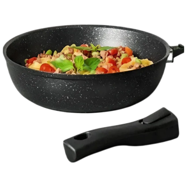 Tigaie Kukmara Granit SGGCH262A Universală / 26 cm / Black photo 3