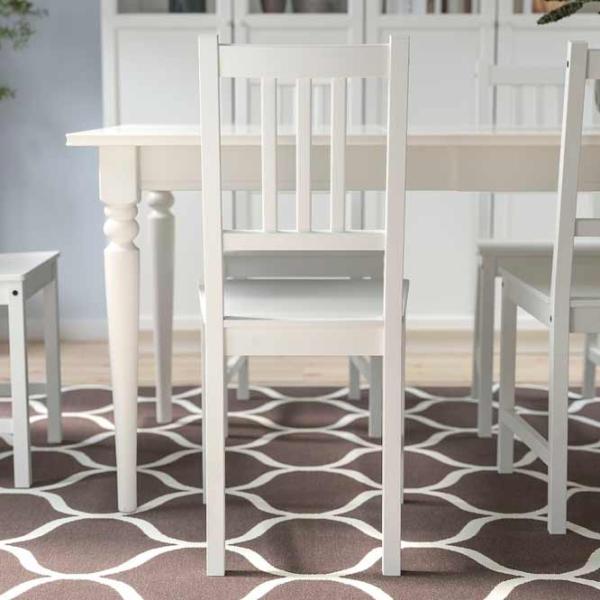 Кухонный стул Ikea Stefan Дерево/ Белый White photo 4