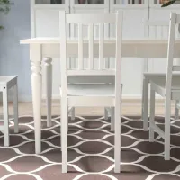 Кухонный стул Ikea Stefan Дерево/ Белый White photo 4