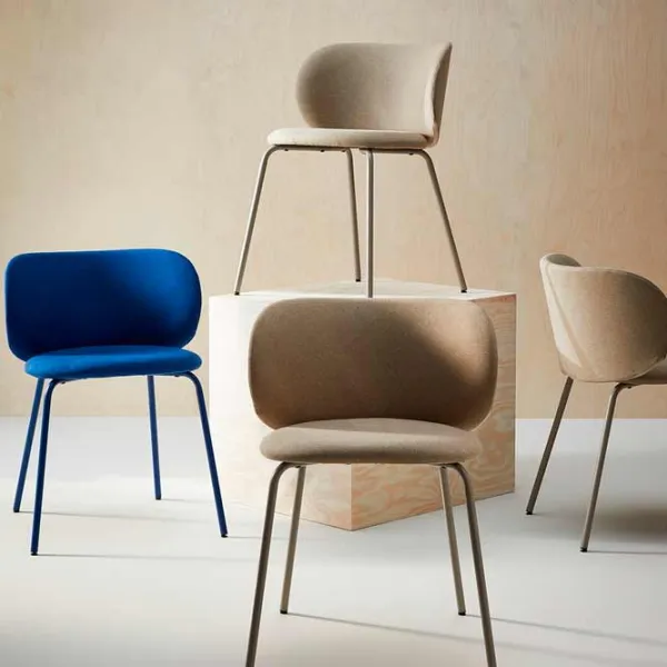 Кухонный стул Ikea Krylbo/Tonerud Полиэстер/ Синий Черный photo 4