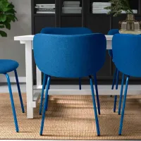 Scaun de bucătărie Ikea Krylbo/Tonerud Poliester/ Blue Black photo 6