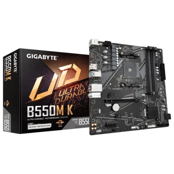 Placă de bază Gigabyte B550M K mATX / AMD B550M photo 2