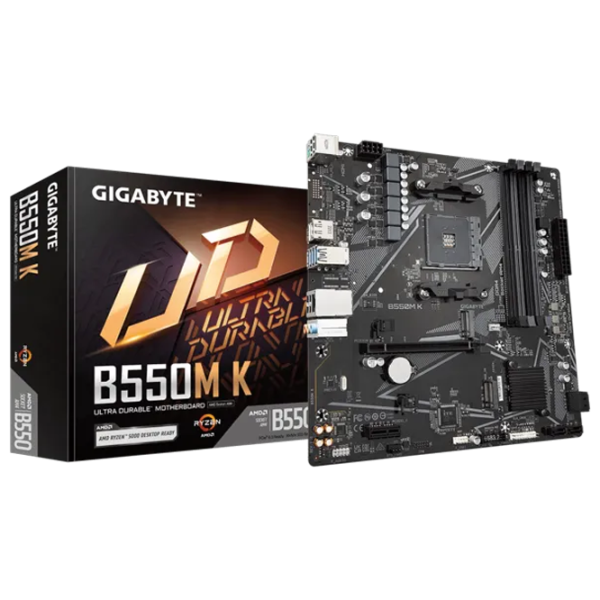 Placă de bază Gigabyte B550M K mATX / AMD B550M photo 2
