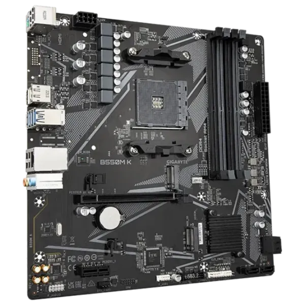 Placă de bază Gigabyte B550M K mATX / AMD B550M photo 3