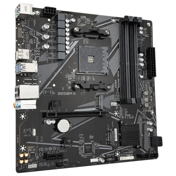 Placă de bază Gigabyte B550M K mATX / AMD B550M photo 3