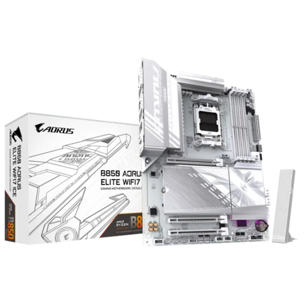 Материнская плата Gigabyte B850 A ELITE WIFI7 ICE ATX / AMD B850 photo 3