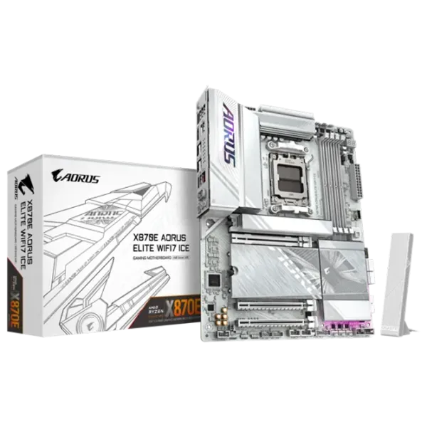 Материнская плата Gigabyte X870E A ELITE WIFI7 ICE ATX / AMD X870E photo 4