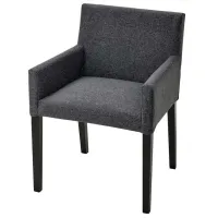 Scaun de bucătărie Ikea Marenas/Gunnared Stofă/ Gray Black