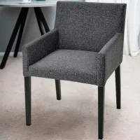 Scaun de bucătărie Ikea Marenas/Gunnared Stofă/ Gray Black photo 2