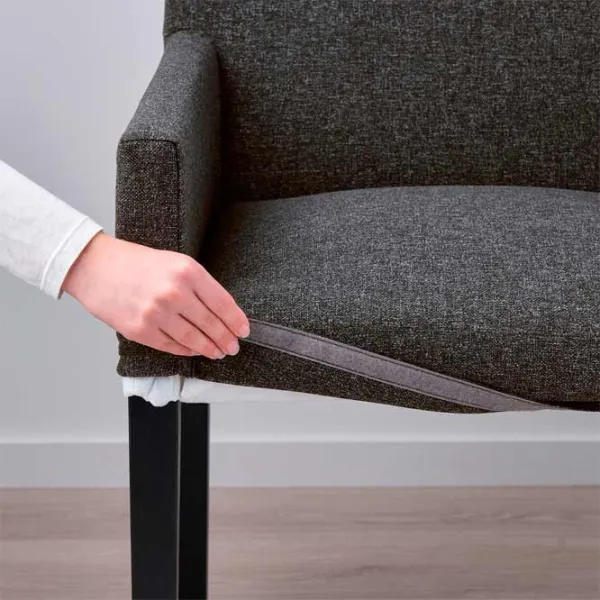 Scaun de bucătărie Ikea Marenas/Gunnared Stofă/ Gray Black photo 5