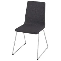 Scaun de bucătărie Ikea Lillanas/Gunnared Stofă/ Dark Gray Chrome