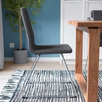 Scaun de bucătărie Ikea Lillanas/Gunnared Stofă/ Dark Gray Chrome photo 4