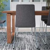 Scaun de bucătărie Ikea Lillanas/Gunnared Stofă/ Dark Gray Chrome photo 5