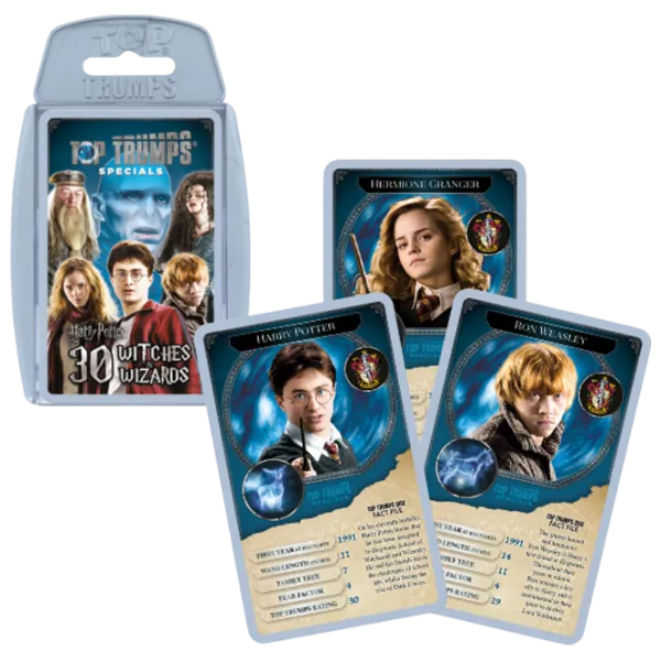 Настольная игра Winning Moves Top Trumps Harry Potter - 30 Witches and Wizards 6+/ Развитие photo 1