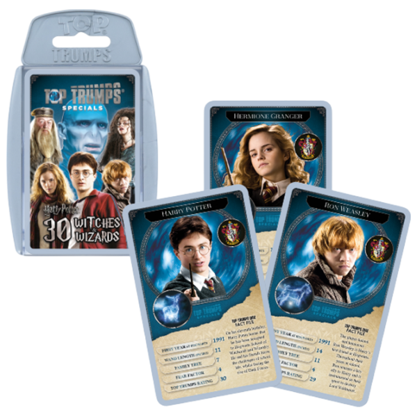 Настольная игра Winning Moves Top Trumps Harry Potter - 30 Witches and Wizards 6+/ Развитие photo 1