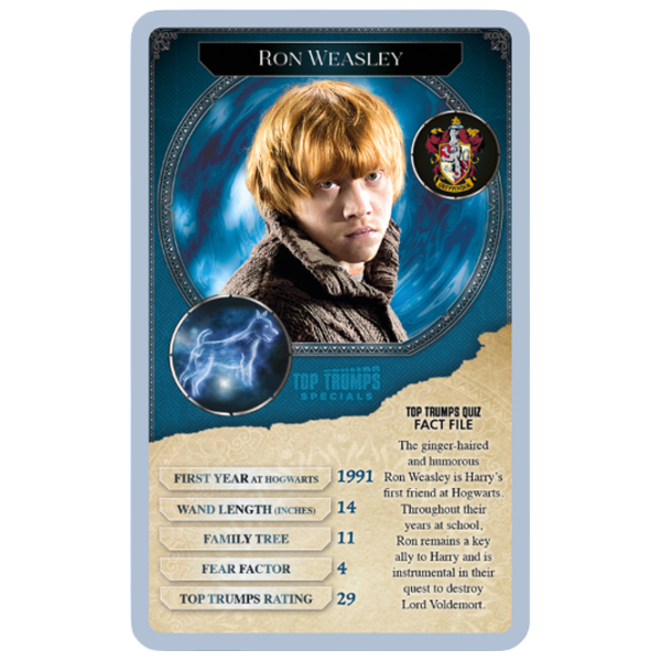 Настольная игра Winning Moves Top Trumps Harry Potter - 30 Witches and Wizards 6+/ Развитие photo 3