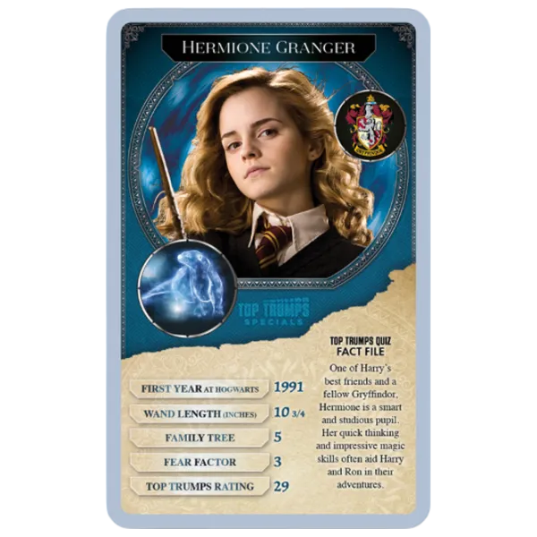 Настольная игра Winning Moves Top Trumps Harry Potter - 30 Witches and Wizards 6+/ Развитие photo 5